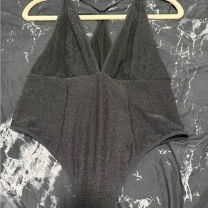 Dynamite Shimmering Black Chemise